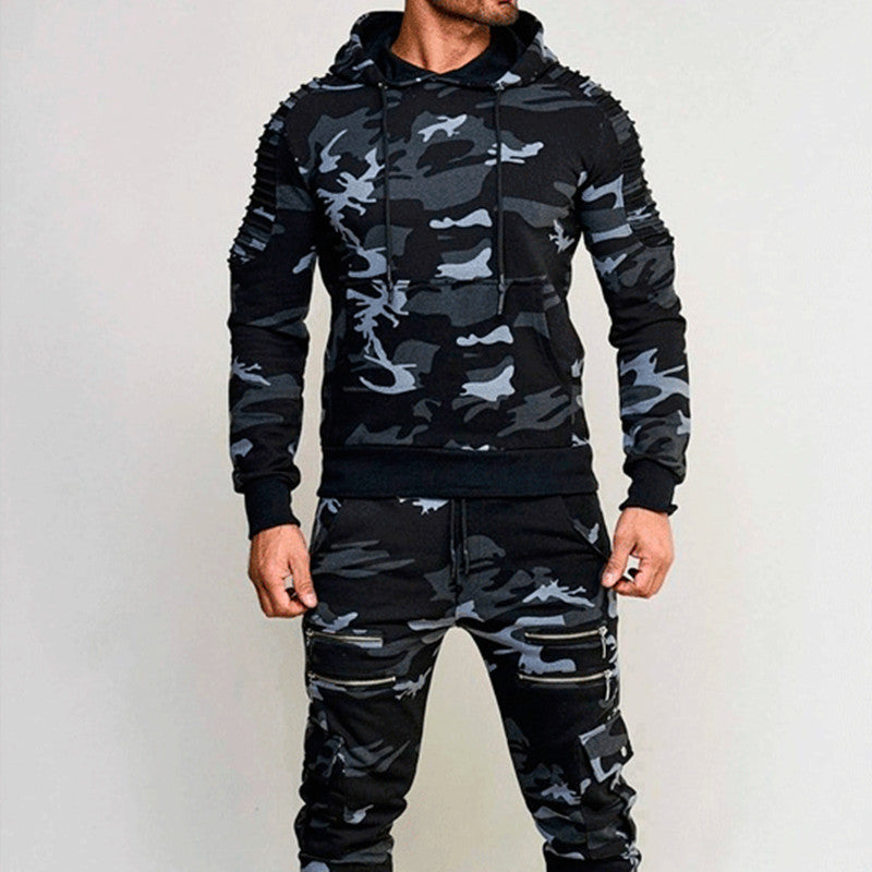 Outdoor Exercise Camouflage Pullover Set - Tactical Gear | Camo Elite