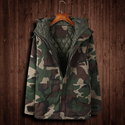 Winter Camouflage Cotton Jacket - European & American Style | Camo ELite - Camo Elite