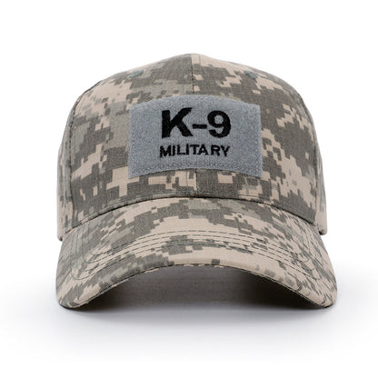 Camouflage Tactical Baseball Cap - K9 Embroidered | Camo Elite - Camo Elite