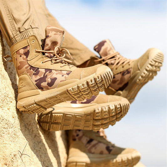 Outdoor Military Boots - High top Tactical Shoes | Camo Elite - Camo Elite