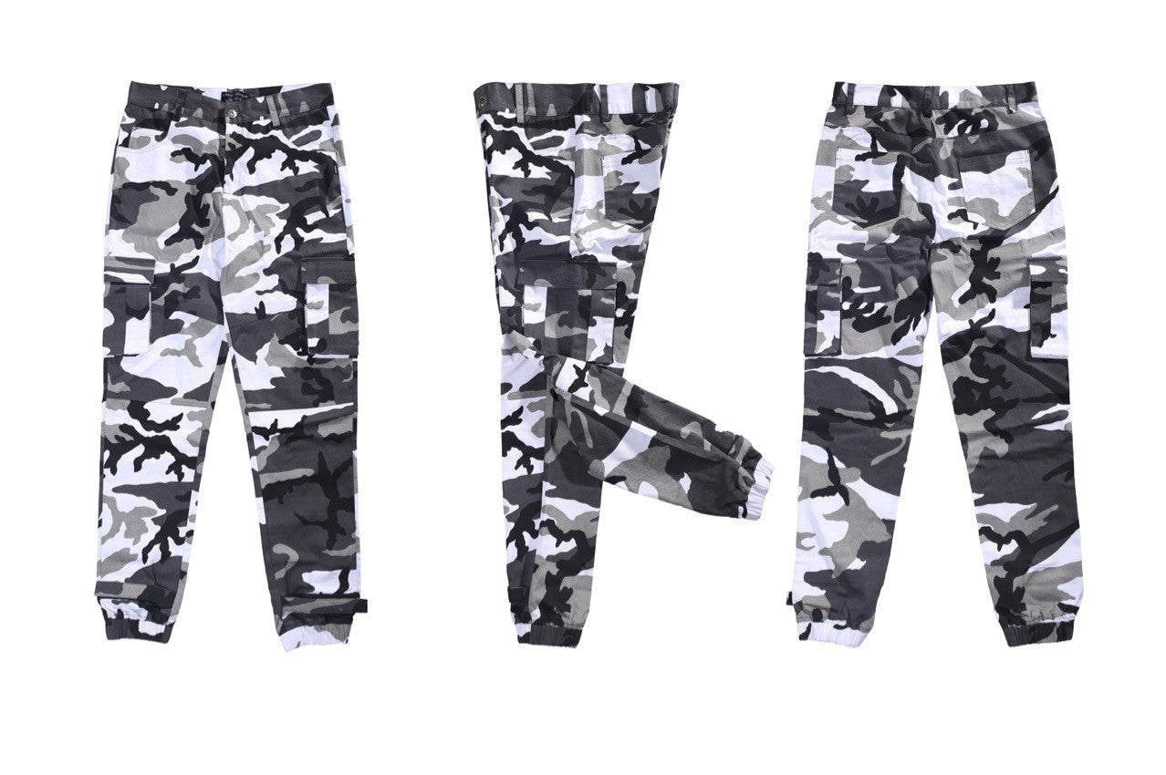 Men's Camouflage Cargo Pants - Upgrade Your Style with Futuristic Fashion - Camo Elite