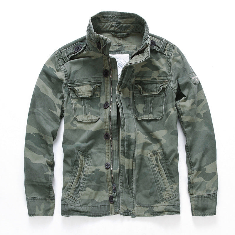 Men’s Camouflage Combat Denim Jacket | Camo Elite - Camo Elite