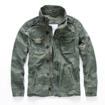 Men’s Camouflage Combat Denim Jacket | Camo Elite - Camo Elite