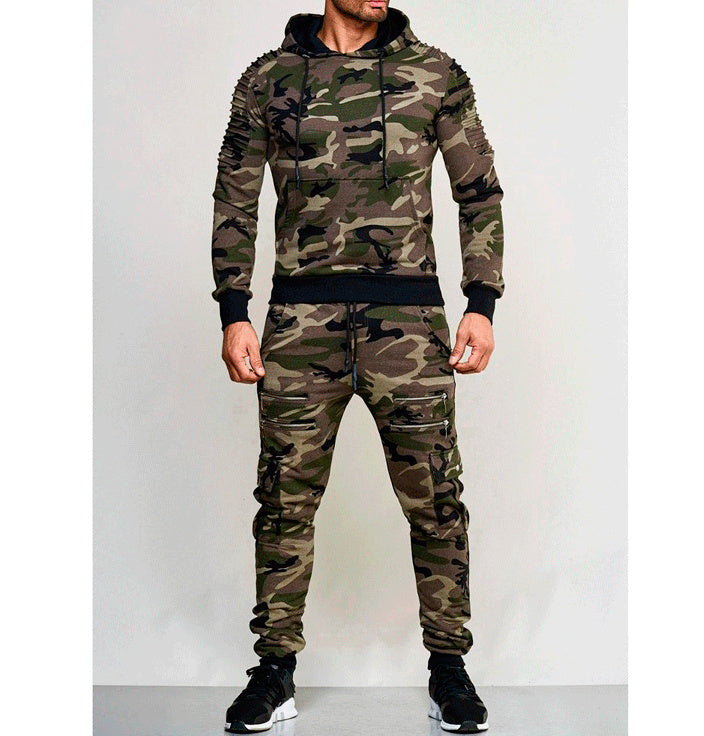 Outdoor Exercise Camouflage Pullover Set - Tactical Gear | Camo Elite