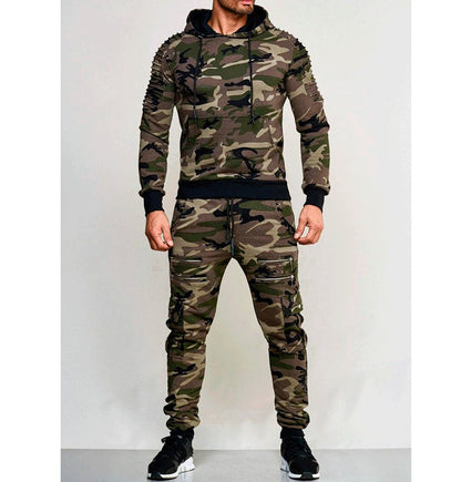 Outdoor Exercise Camouflage Pullover Set - Tactical Gear | Camo Elite