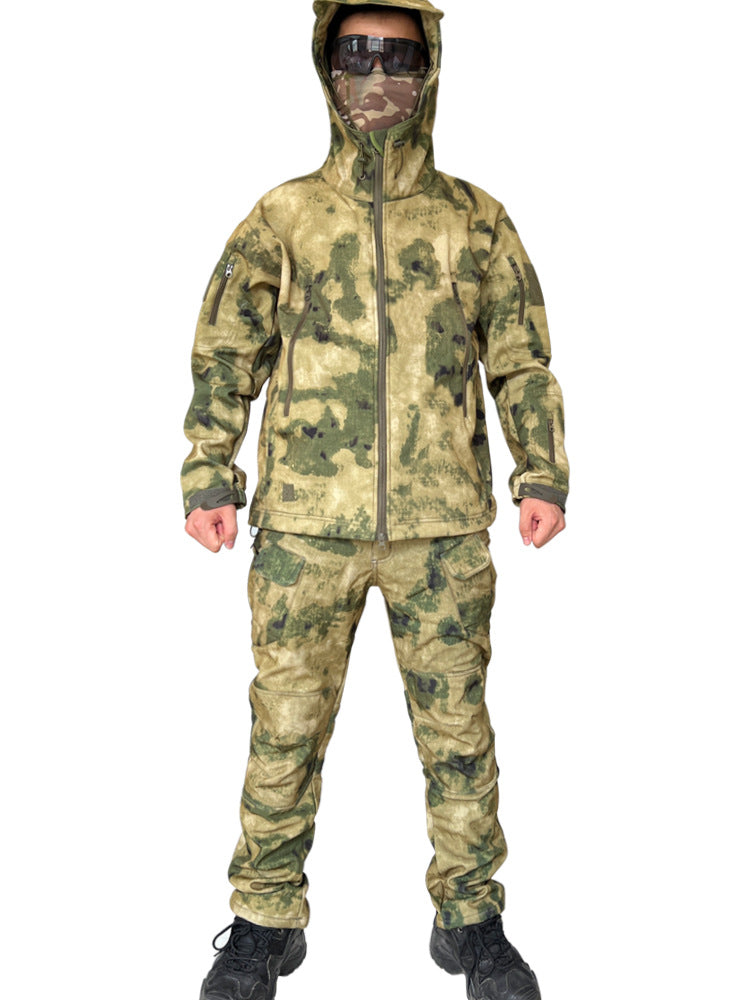 American Camouflage Shark Skin Shell Jacket Suit | Camo Elite - Camo Elite