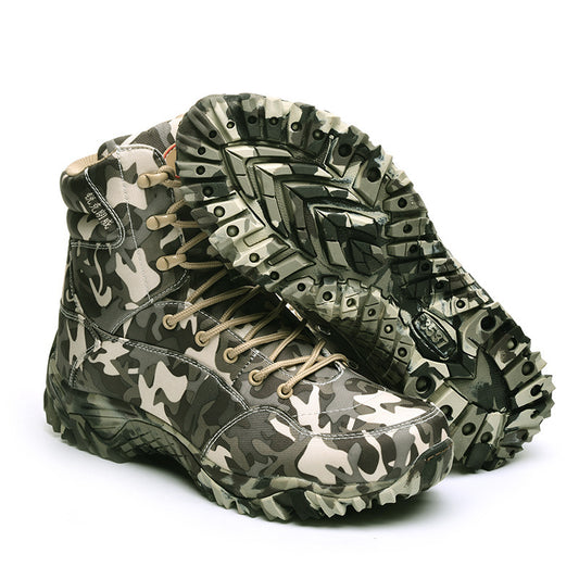 Outdoor Camouflage Mountaineering Tactical Boots | Camo Elite - Camo Elite