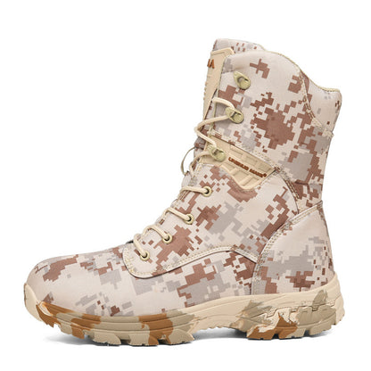 Men's Outdoor Casual High Top Tactical Military Boots | Camo Elite