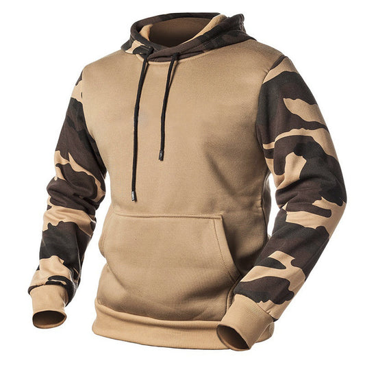 Men Autumn And Winter Leisure Camouflage Sweatshirt - Camo Elite