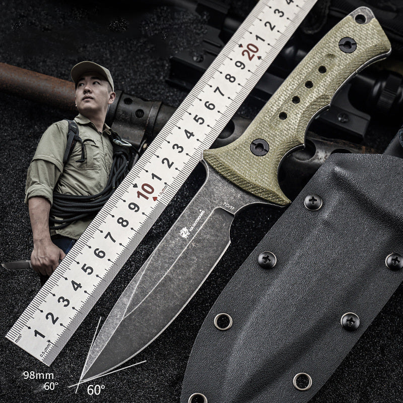 Camping Mountaineering Self-defense Survival Knife | Camo Elite - Camo Elite