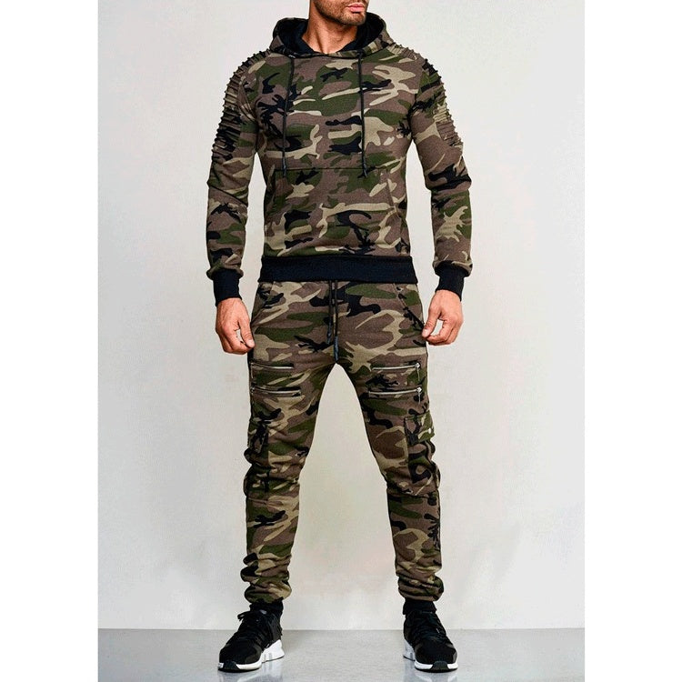 Outdoor Exercise Camouflage Pullover Set - Tactical Gear | Camo Elite