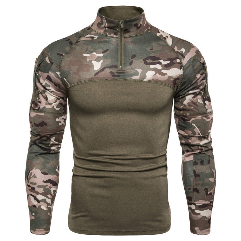 Men's Military Battlefield Camouflage Long Sleeve T-Shirt | Camo Elite - Camo Elite