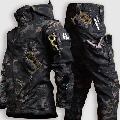 Men's Tactical Military Sharkskin Set - Adventure Outfit | Camo Elite - Camo Elite