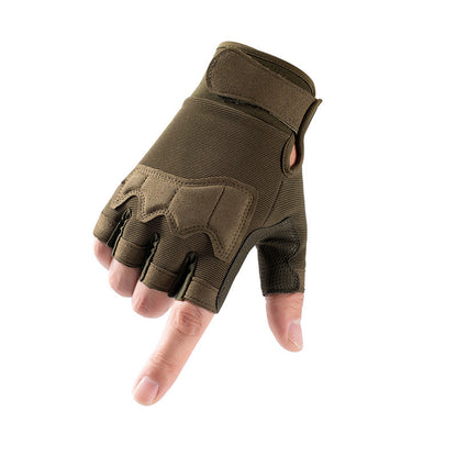 Tactical Half Finger Gloves - Microfiber Material | Camo Elite - Camo Elite