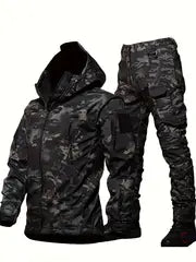 Men's Tactical Military Sharkskin Set - Adventure Outfit | Camo Elite - Camo Elite