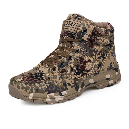 Desert Camouflage Tactical Boots - Versatile Outdoor Footwear - Camo Elite