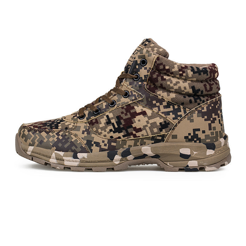 Desert Camouflage Tactical Boots - Versatile Outdoor Footwear - Camo Elite