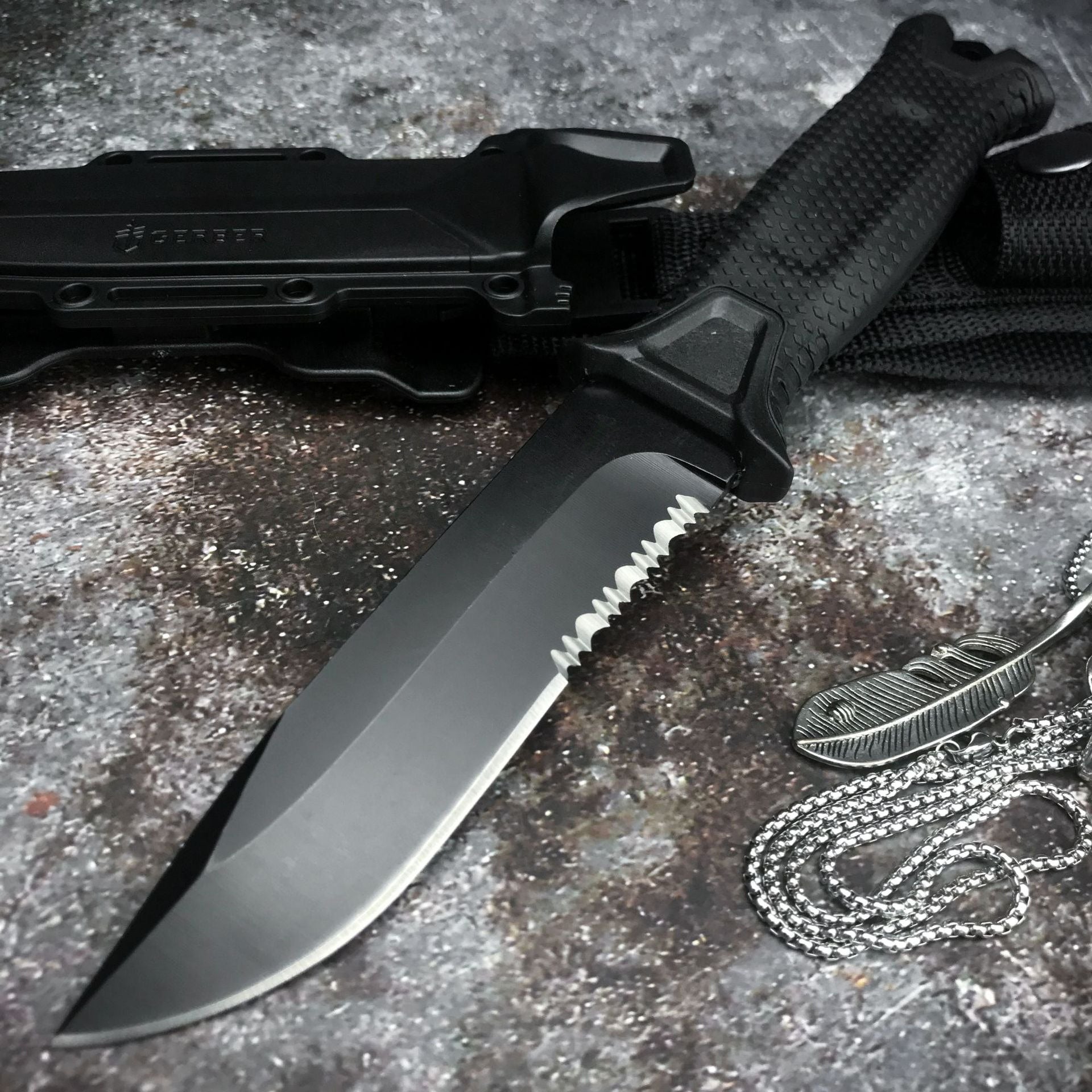 Outdoor Survival Infantry Multi-Functional Knife | Camo Elite - Camo Elite