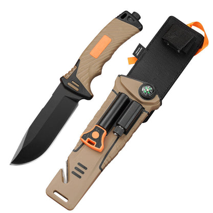 Outdoor High Hardness Tactical  Straight Knife | Camo Elite - Camo Elite